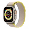 Apple Watch Ultra 49 мм Titanium Case, титановый/желто-бежевый Trail Loop