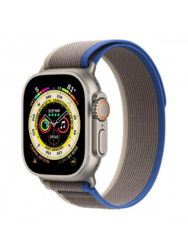 Apple Watch Ultra 49 мм Titanium Case, титановый сине-серый Trail Loop