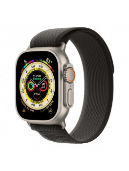 Apple Watch Ultra 49 мм Titanium Case, титановый/черно-серый Trail Loop