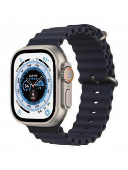 Apple Watch Ultra 49 мм Titanium Case, титановый/темная ночь Ocean Band